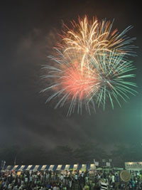 檜原村制135周年第36回払沢の滝ふるさと夏まつりの写真