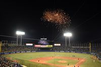 神宮花火ナイターの写真